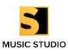 Boris-FX-Music-Studio-box - Ohjelmistot.fi Logo for S Music Studio: a stylized black 'S' inside a yellow square with 'MUSIC STUDIO' text beneath.