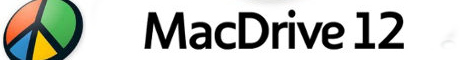 MacDrive 12 logo with a colorful circular icon and bold text